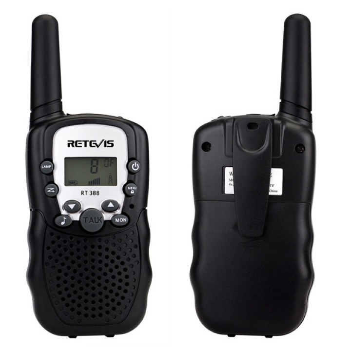Walkie-Talkie 2 PCS Long Range VOX 8 Channels Duplex Radio UHF 446MHz Perfect for Supermarket Central Purchasing