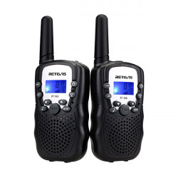 Walkie-Talkie 2 PCS Long Range VOX 8 Channels Duplex Radio UHF 446MHz Perfect for Supermarket Central Purchasing