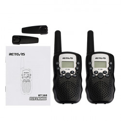 Walkie-Talkie 2 PCS Long Range VOX 8 canali Duplex Radio UHF 446MHz Perfetto per l'acquisto centrale di supermercati