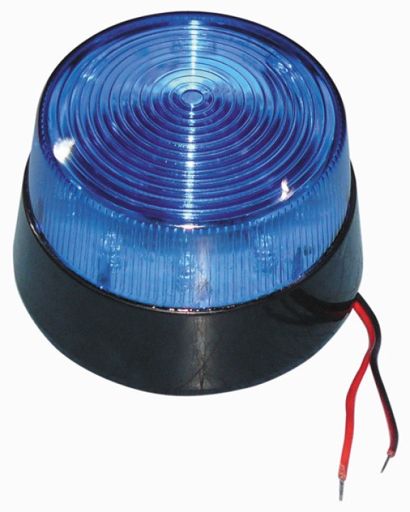 Flash 12vdc blue led flash, ø70x44mm strobe light strobe warning emergency lights strobe warning light systems fire police eme v