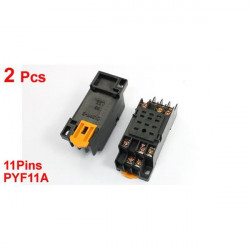 Support relais 11 pins PYF11A pour relais MY3 MY3NJ MY3N-J HH53P HH53P-L H3Y-3