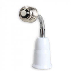 E27 extend 16cm extension lamp holder base twist adapter for led light bulb lamp jr international - 7