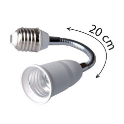 E27 extend 16cm extension lamp holder base twist adapter for led light bulb lamp jr international - 12