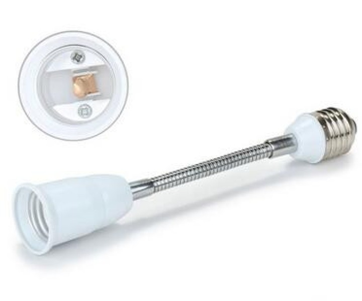 Estensione base girevole con attacco e27 e27 maschio a femmina terreno di base lampadina 12v 220v illuminazione jr international
