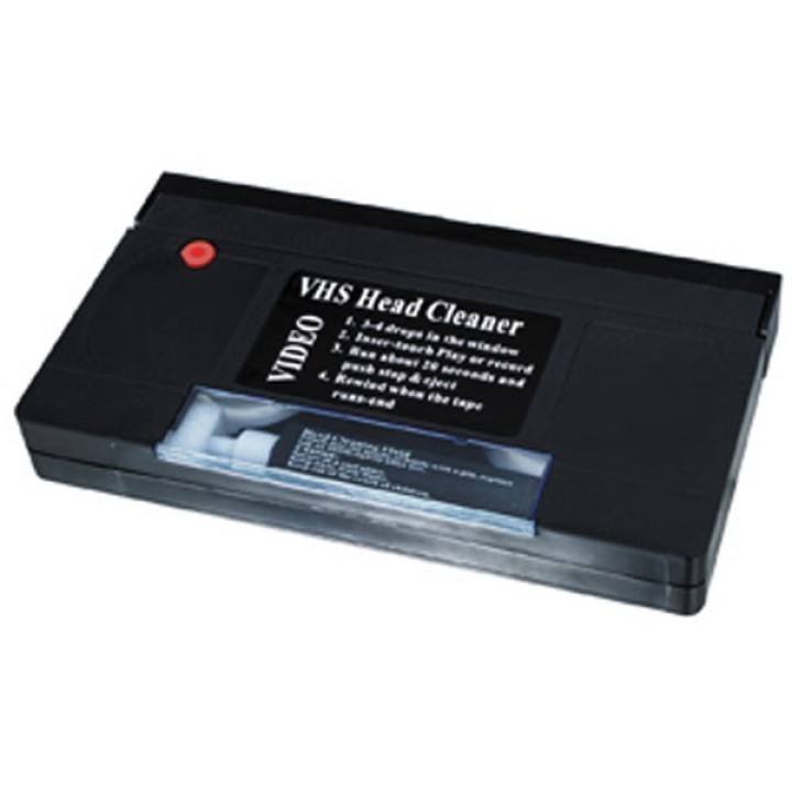 Cleaning tape k7 vhs video cassette tape clp 020 cleans touch konig jr  international - 4