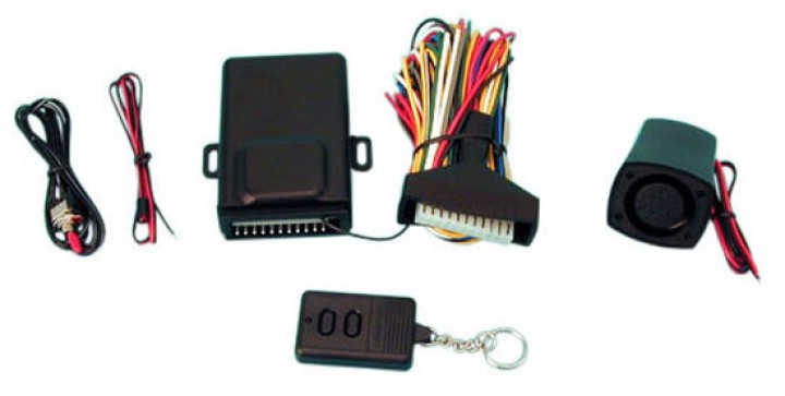 Allarme antifurto moto + rivelatore d' urto + sirena elettronica + 1 telecomando ma620b protezione antifurto moto velleman - 1