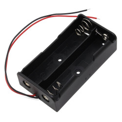 6 x 3.7V supporto della clip cassa della scatola nera con un cavo per 2 18650 keesin - 10