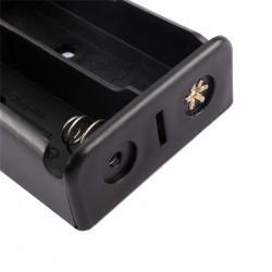 5 x 3,7 V-Klipp-Halter-Kasten-Kasten-Schwarzes mit Draht für 2 18650 jr  international - 5