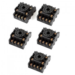 5 x Relay Socket PF113A 11-pin octal base for MK3P-I JQX-10F/3Z JTX-3C H3CR-A 10F-3Z-C2 ea - 2