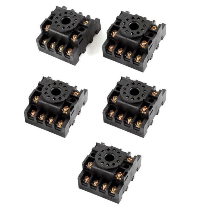 5 x Relaissockel PF113A 11-poliger Oktalsockel für MK3P-I JQX-10F / 3Z JTX-3C H3CR-A 10F-3Z-C2 ea - 2