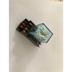Relay electric relay 12vac omron my3n-j my3nj hh53p pyf11a power relay, 2 no nc 10a contacts 220vac jr international - 8