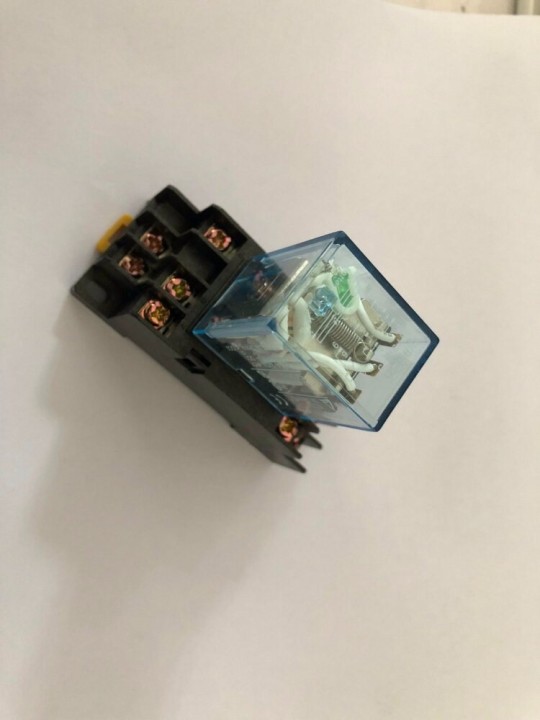 Relay electric relay 12vac omron my3n-j my3nj hh53p pyf11a power relay, 2 no nc 10a contacts 220vac jr international - 8