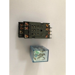 Relay electric relay 12vac omron my3n-j my3nj hh53p pyf11a power relay, 2 no nc 10a contacts 220vac jr international - 10