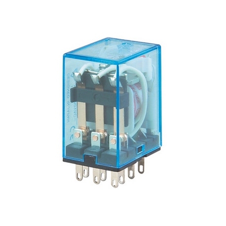 Relay electric relay 12vac omron my3n-j my3nj hh53p pyf11a power relay, 2 no nc 10a contacts 220vac omron - 4