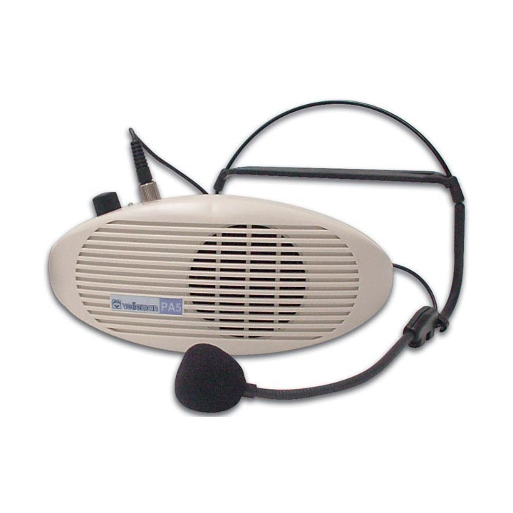 Portable public address system 5w 4 ohm jr international - 1