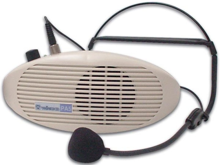 Sistema ''public address'' portátil 5w 4 ohm jr international - 1