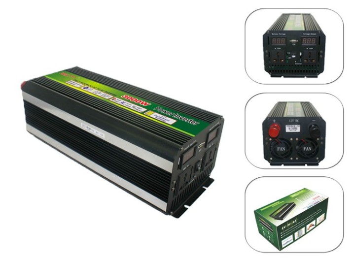 Convertisseur 3000w systeme solaire 12v 220V avec Led eclats antivols - 6