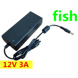 AC 100-240V al adaptador de alimentación DC 12V 3A de corriente con cable de corriente de 12V 36W Adaptador 2-power - 1