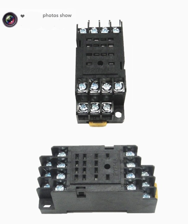 5 X Supporto relè pyf14a omron my4 hha54p 14 pin 13f jqx-4z 3a 300v 7a dealx - 4