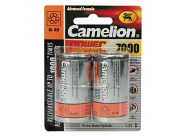 Nimh d 1.2v 7000mah (2 unidad blister) velleman - 1