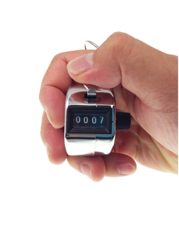 Klickzahler zählung von 0 bis 9999 manuelle rückstellung praktisch zum zählen von gütern, personen, z.b. velleman - 12