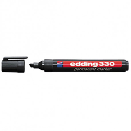 1 feltro pennarello edding permanente nero marchio ofc ed330 bk 300 1 5 millimetri konig - 1