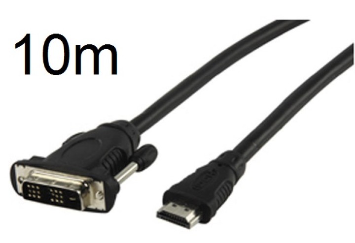 Hdmi 19 p maschio  dvi 10 p maschio konig - 1