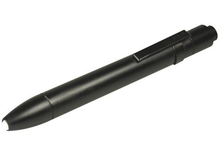 Mini led torcia mini torcia illuminazione zllpen black metal 100000h un mucchio zllpen 130 millimetri velleman - 1