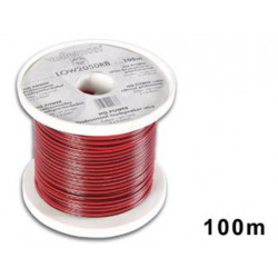 Loudspeaker wire red black 2 x 0.50mm² 100m velleman - 1