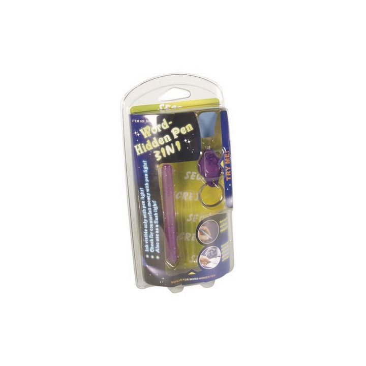 Bolígrafo multifunción con tinta invisible velleman - 1