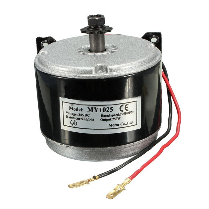 moteur électrique de 24V pour le contrôle de vitesse d'entraînement de scooter 250W 2750RPM