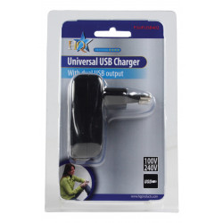 Cargador usb doble konig konig - 2