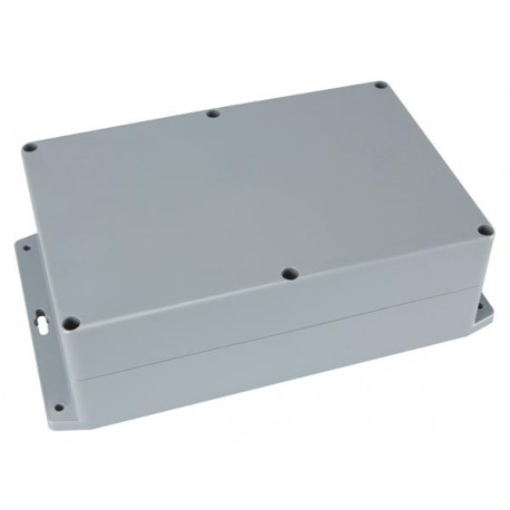 Sealed abs box with mounting flange 222x146x75mm velleman - 1