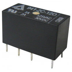 Mini rele 12vcc 1 contatto nf 3a 12v attivazione circuiti 2a velleman - 1