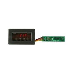 Digitales panelthermometer mit min max anzeige 9v 24vcc 7 17vca 30°c 120°c velleman - 2