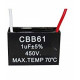 capacitor CBB61 450V 1UF fan exhaust fan capacitor capacitance capacitors 2uF