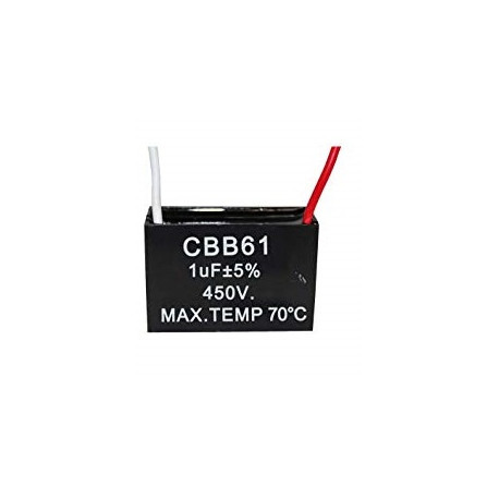 kondensator CBB61 450V 1UF tifoz tifoz kondensator vëllim kapacitoreve 2uF sourcingmap - 2