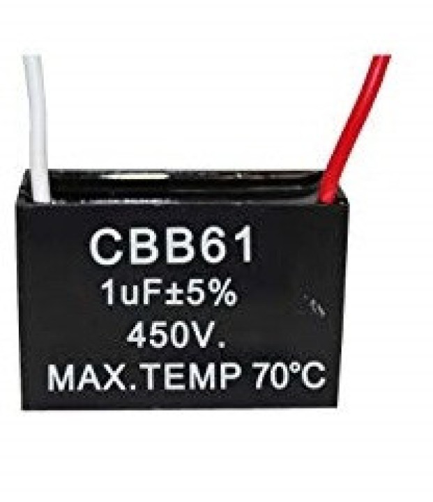 condensatore CBB61 450V 1UF condensatori di capacità di scarico ventilatore condensatore 2uF sourcingmap - 2