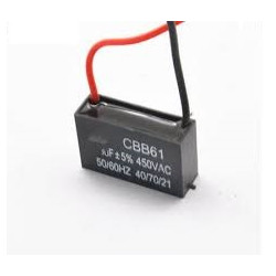 condensador CBB61 450V 1.2UF ventilador del condensador del ventilador de escape condensadores sourcingmap - 1