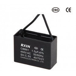 condensador CBB61 450V 1.5UF ventilador del condensador del ventilador de escape condensadores kga-supplies - 1