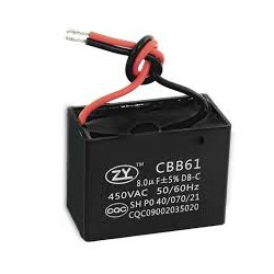 CBB61 Condensador Metalizado para Motor de Arranque Ventilador de Techo 500VAC 8uF 8mf toogoo - 2