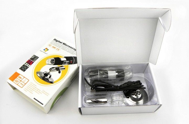 500X microscope électronique Zoom optique 8 LED USB Microscope Digital pour Science