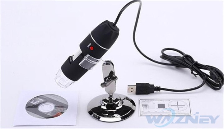 500X microscope électronique Zoom optique 8 LED USB Microscope Digital pour Science