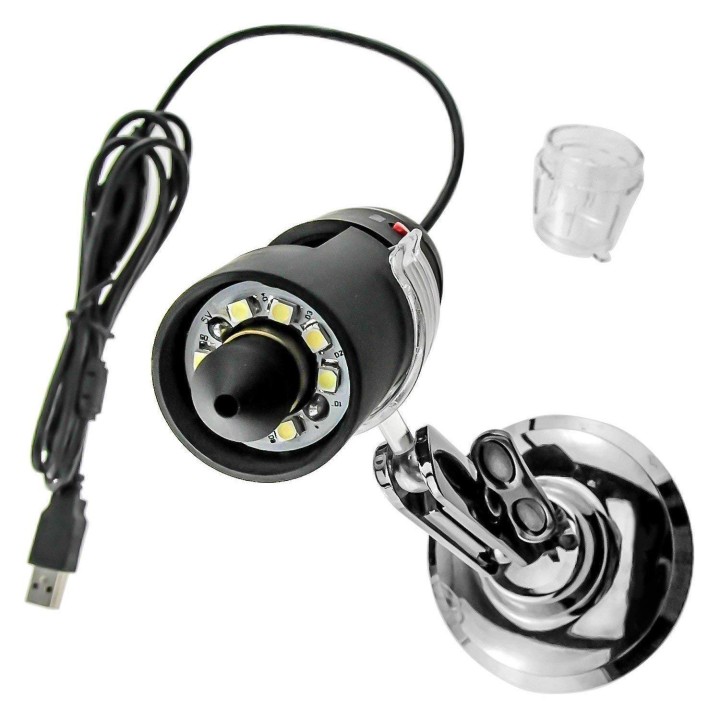 500X microscope électronique Zoom optique 8 LED USB Microscope Digital pour Science