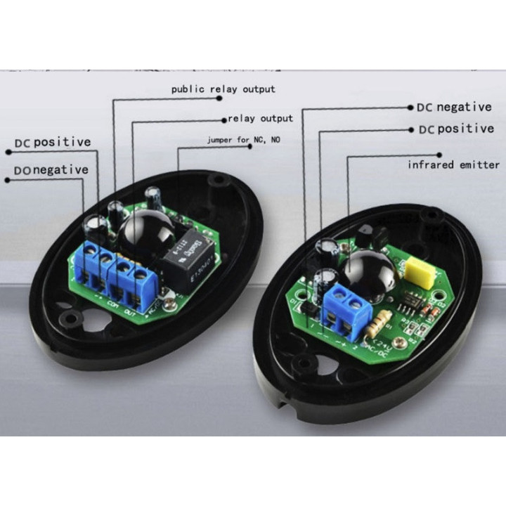 Ir schranke 7 10m 24vdc ac lichtschranken infrarotlichtschranken lichtschranke infrarotschranke sender und empfanger elektronisc