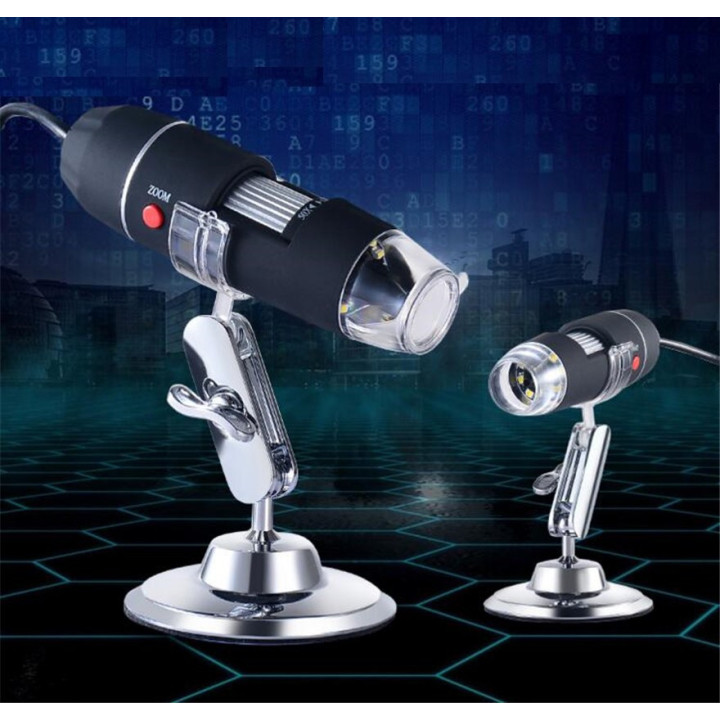 500X microscope électronique Zoom optique 8 LED USB Microscope Digital pour Science