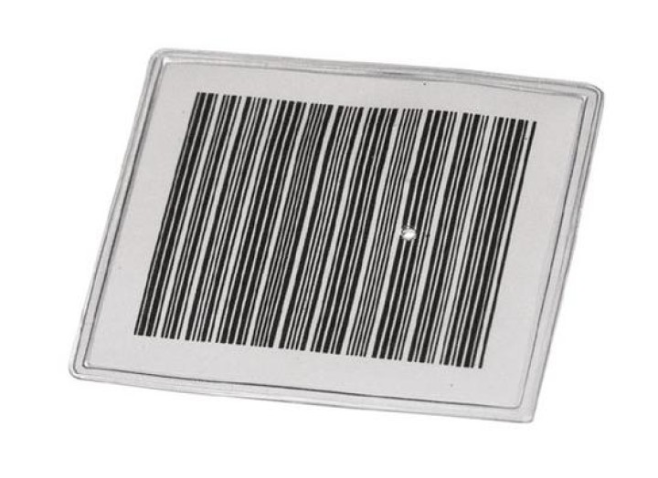 Bar code label flexible label protection against theft for shops offices label for protection jr international - 1