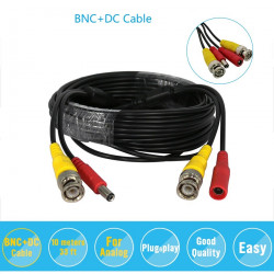 50 m security koax kabel rg59 + dcpowe konig - 20