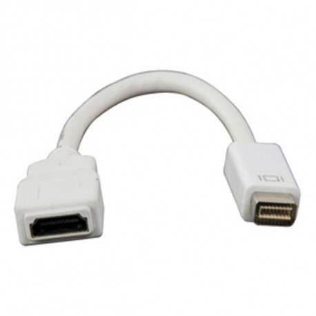 Injusticia etiqueta soplo Cable adaptador mini dvi hacia hdmi hembra para macbook imac intel  powerbook 20cm cable 1102 0.2