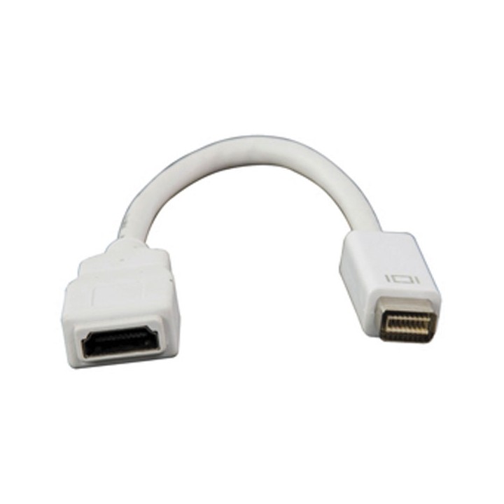 Cable adaptador mini dvi hacia hdmi hembra para macbook imac intel powerbook 20cm cable 1102 0.2 valueline - 1
